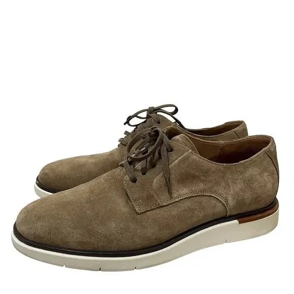 Allen Edmonds Carson Hybrid Lace‎ Up Derby Shoes US 8.5 Brown Suede Classic